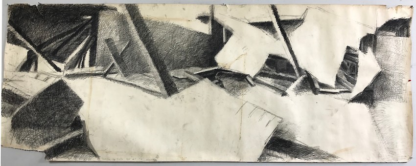 Burned out factory #9