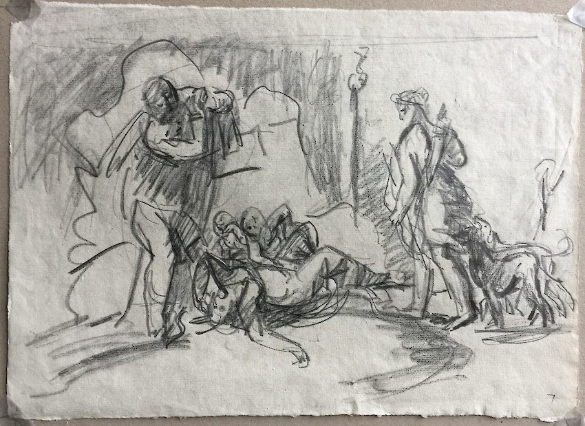 Poussin: The death of Chione