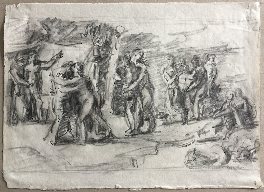 Poussin:Thetis bring the armor to Achilles