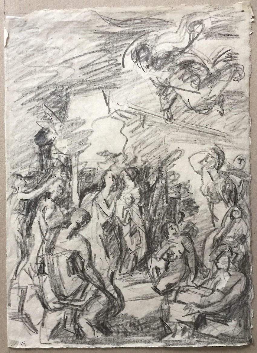 Poussin:Pallas and the muses