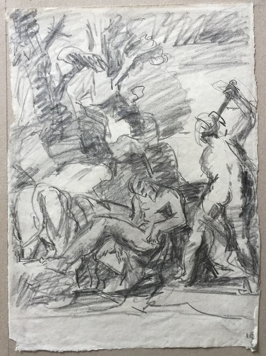 Poussin: Mercury slaying Argus