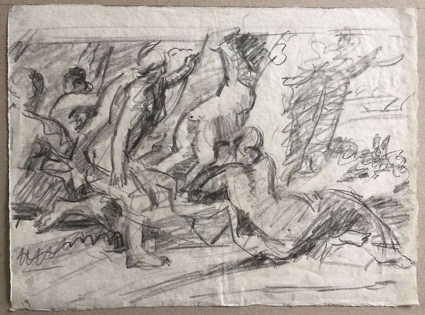 Poussin:The death of Actaeon