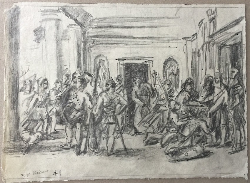 Poussin: Scipio Africanus and the pirates