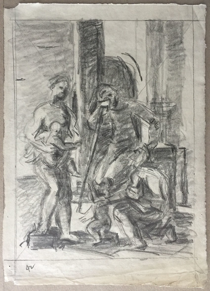 Poussin: The Holy Family in the temple