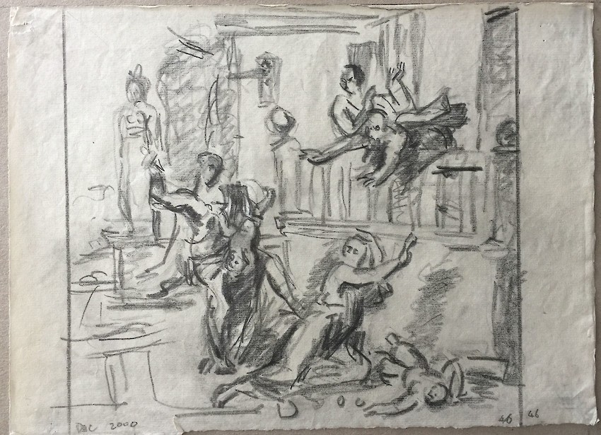 Poussin: Medea killing her children II