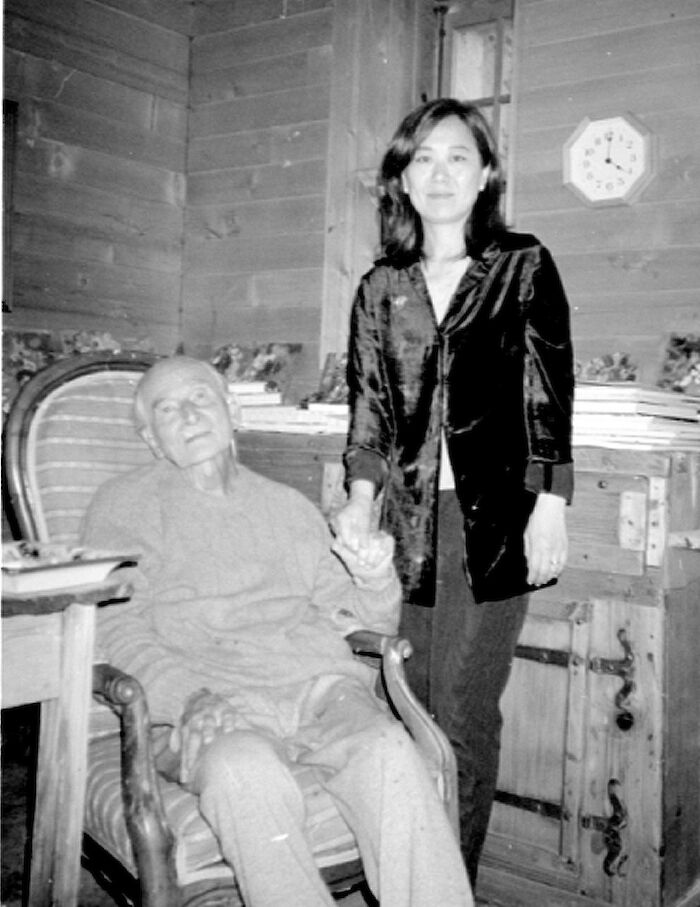 With Balthus In His Studio (2000)