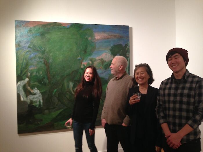 At the Bowery Gallery, with Johnathan Shahn and Younghee's Family (2015)