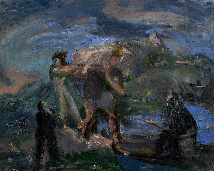 Agamemnon's Landing with Cassandra