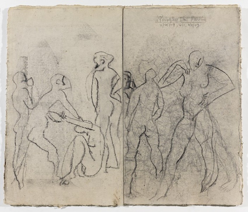 P Heineman Drawing Workshop: Multi Figure drawings Book, cover, back